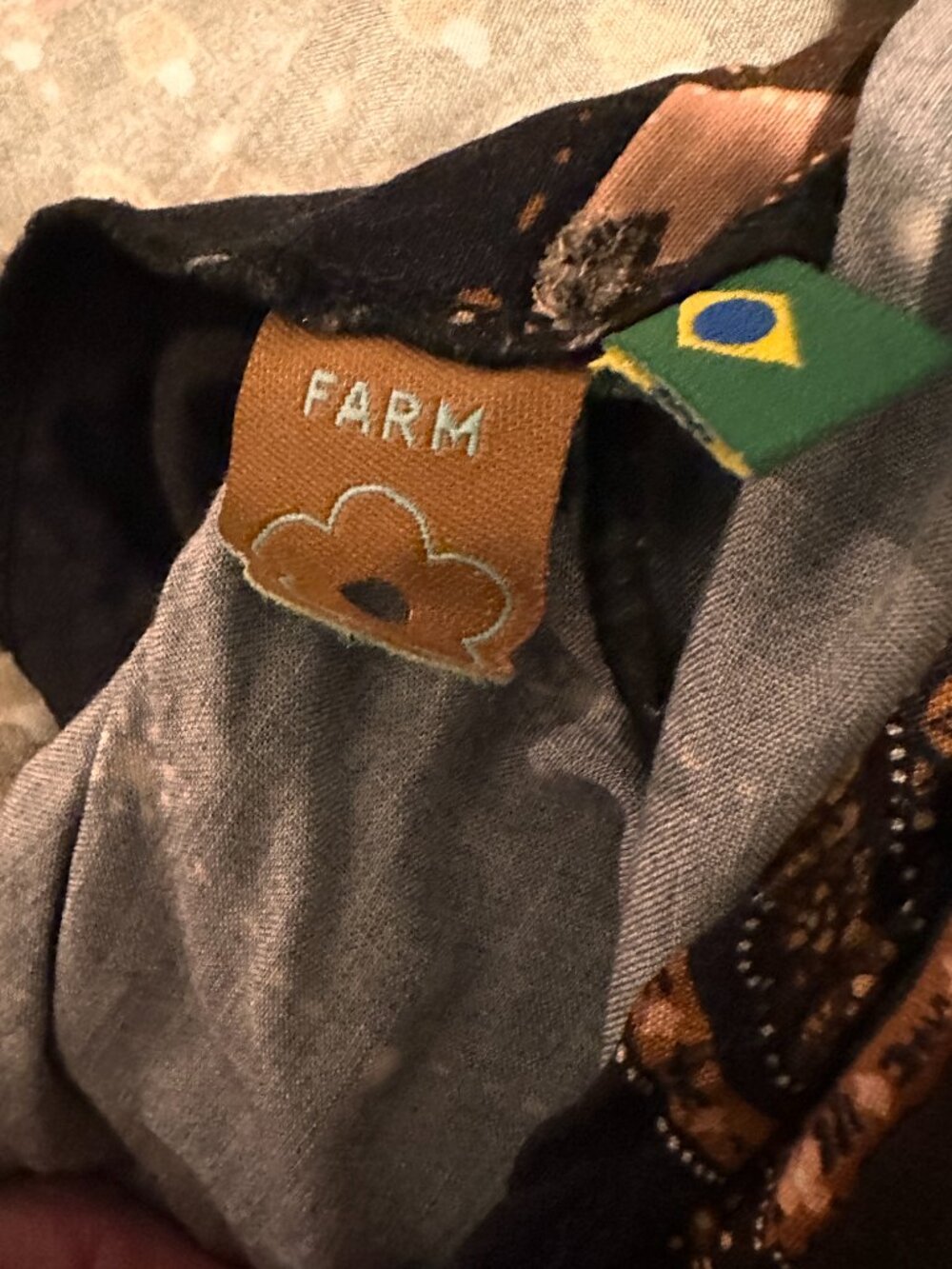 FARM Rio Brazil Lendária Scarf Print Mini Dress - Picture 9 of 15